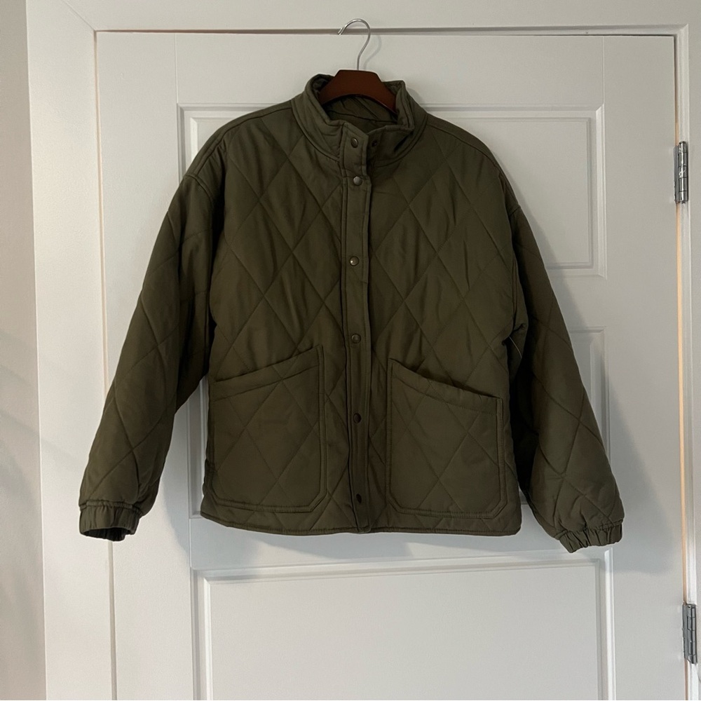 Social Standard oversized quilted jacket - M